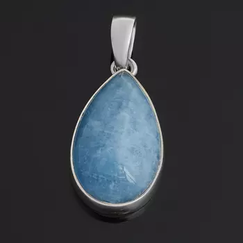 Кулон аквамарин (серебро 925 пр.) капля