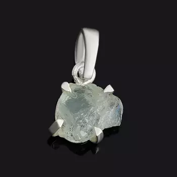 Кулон аквамарин (серебро 925 пр.) кристалл