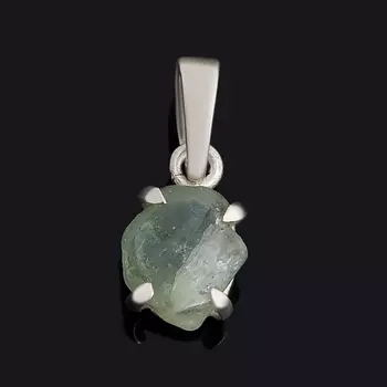 Кулон аквамарин (серебро 925 пр.) кристалл