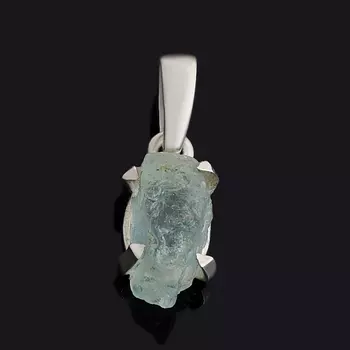Кулон аквамарин (серебро 925 пр.) кристалл