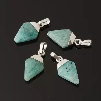 Кулон амазонит (биж. сплав) огранка 2,5 см