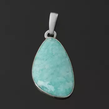 Кулон амазонит (серебро 925 пр.)