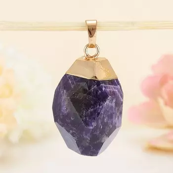 Кулон аметист 4-5 см