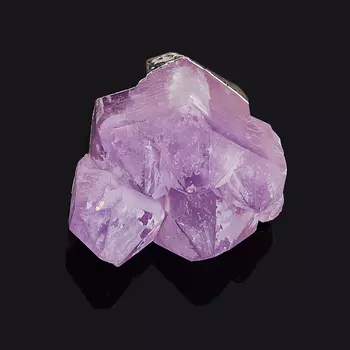 Кулон аметист (биж. сплав) друза 2,5-3,5 см