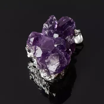 Кулон аметист (биж. сплав) друза 3-4 см