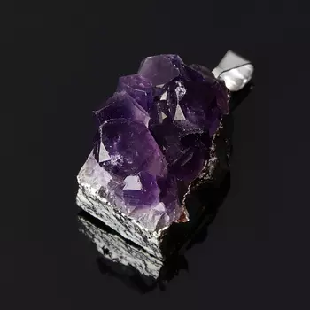 Кулон аметист (биж. сплав) друза 3-4 см