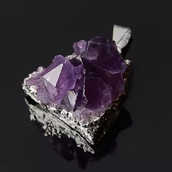 Кулон аметист (биж. сплав) друза 3-4 см