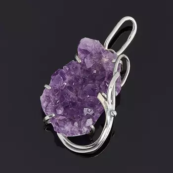 Кулон аметист (нейзильбер) друза