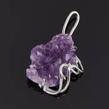 Кулон аметист (нейзильбер) друза
