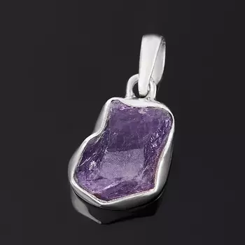 Кулон аметист (серебро 925 пр.)