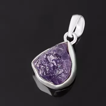Кулон аметист (серебро 925 пр.)