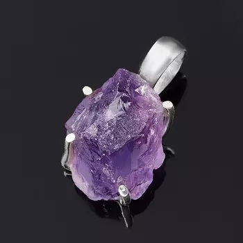 Кулон аметист (серебро 925 пр.)