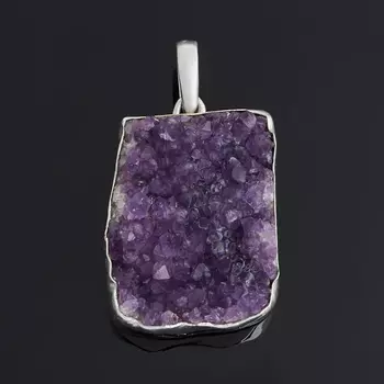 Кулон аметист (серебро 925 пр.) друза