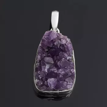 Кулон аметист (серебро 925 пр.) друза