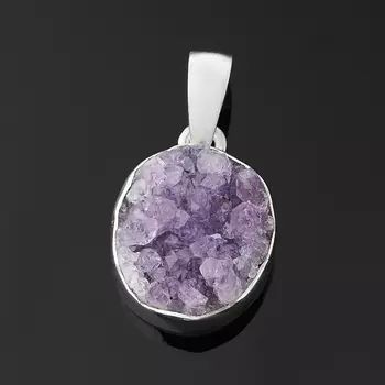 Кулон аметист (серебро 925 пр.) друза