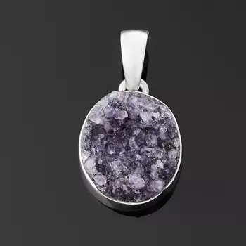 Кулон аметист (серебро 925 пр.) друза