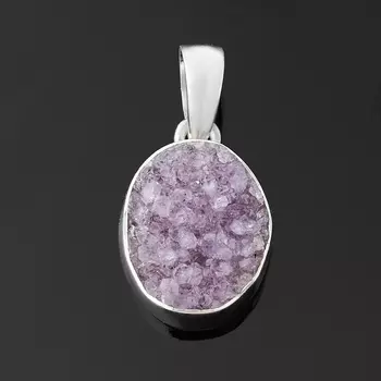 Кулон аметист (серебро 925 пр.) друза
