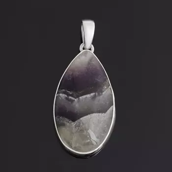 Кулон аметист (серебро 925 пр.) капля