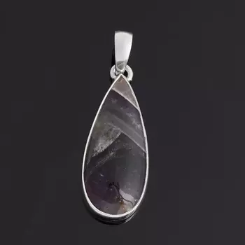 Кулон аметист (серебро 925 пр.) капля