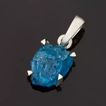 Кулон апатит синий (серебро 925 пр.) кристалл