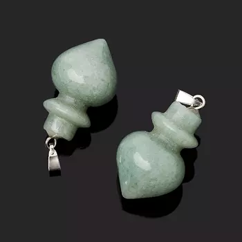 Кулон авантюрин зеленый 3,5 см