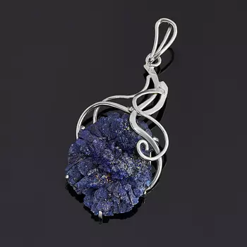 Кулон азурит (нейзильбер) друза