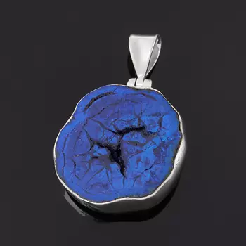 Кулон азурит (серебро 925 пр.)