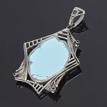 Кулон бирюза (нейзильбер)