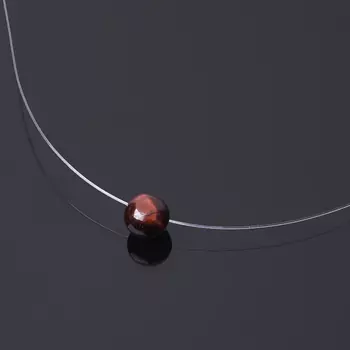 Кулон бычий глаз (биж. сплав) на леске