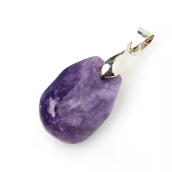 Кулон чароит (биж. сплав)