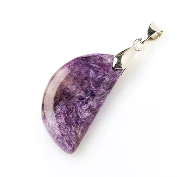 Кулон чароит (биж. сплав)