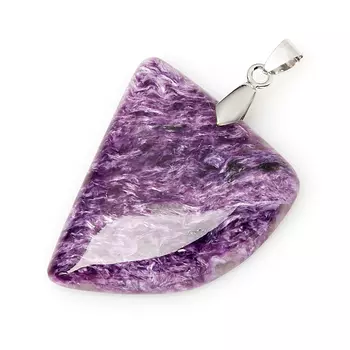 Кулон чароит (биж. сплав) 5,5 см