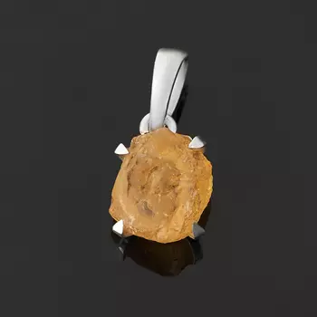 Кулон цитрин (серебро 925 пр.) кристалл