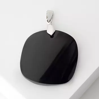 Кулон гагат (биж. сплав) 4,5 см