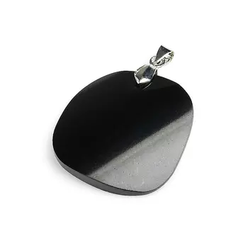 Кулон гагат (биж. сплав) 5 см