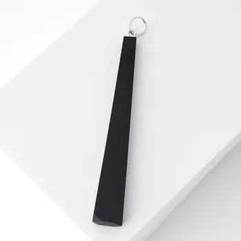 Кулон гагат (биж. сплав) 8,5-9 см