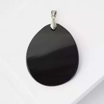 Кулон гагат (биж. сплав) капля