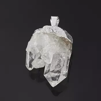 Кулон горный хрусталь (биж. сплав) друза 3-4,5 см