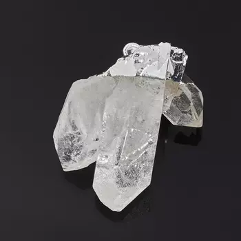 Кулон горный хрусталь (биж. сплав) друза 3-4,5 см