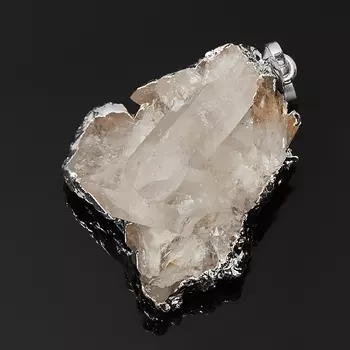 Кулон горный хрусталь (биж. сплав) друза 3-4,5 см