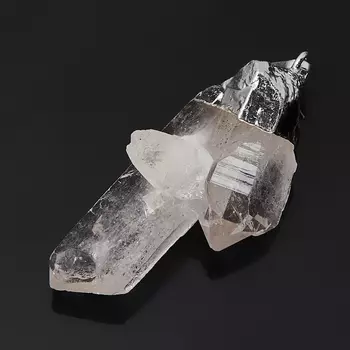 Кулон горный хрусталь (биж. сплав) друза 3-4,5 см