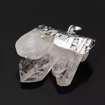 Кулон горный хрусталь (биж. сплав) друза 3-4,5 см