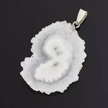 Кулон горный хрусталь (биж. сплав) срез 4-5 см