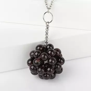 Кулон гранат альмандин (биж. сплав)