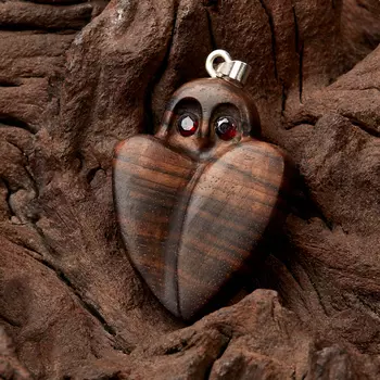 Кулон гранат огранка (дерево)