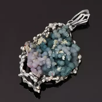 Кулон халцедон (серебро 925 пр.)