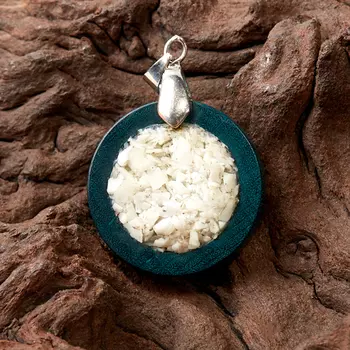 Кулон кахолонг круг (дерево)