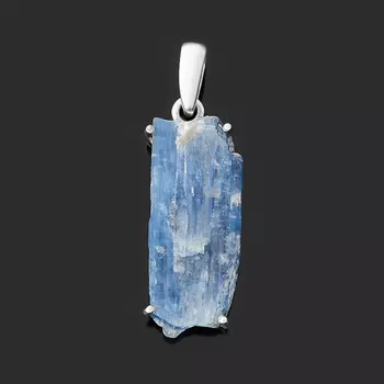 Кулон кианит синий (серебро 925 пр.)