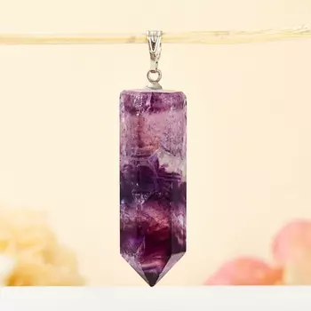 Кулон кристалл флюорит 4,5 см