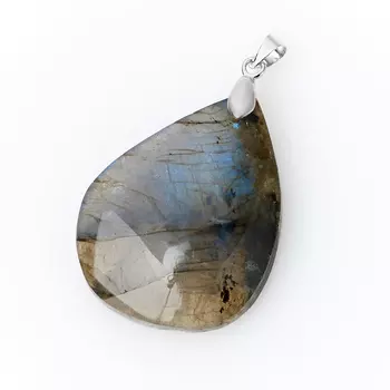 Кулон лабрадор (биж. сплав) капля 5-6 см